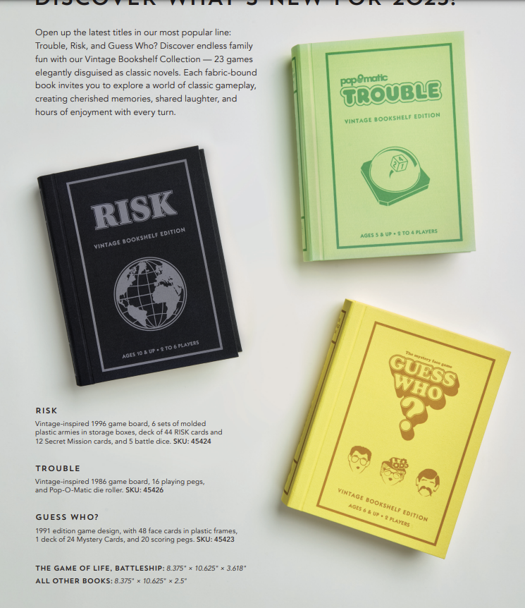 WS Game Company - Wholesale Board Game - 22-Pack Vintage Bookshelf Assortment of Classic Board Games2