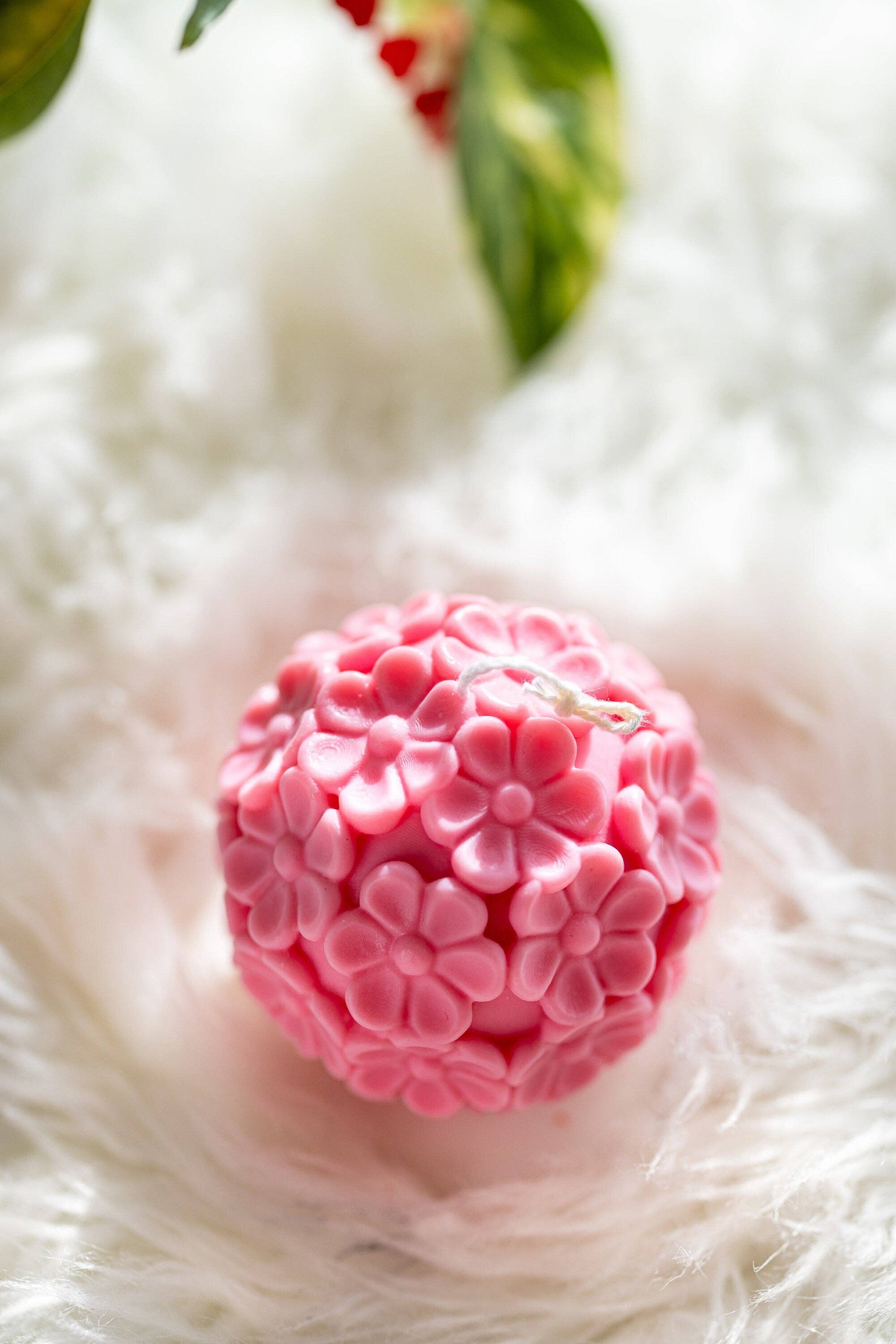 MySunshineCandless - Vente Bougies originales - Bougie en forme de bol à fleurs, bougie en forme de fleur, bougie d'amour, épingle1