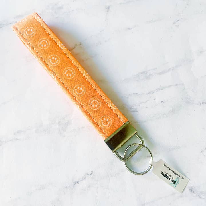 SummerStyle Bracelets - Vendita all'ingrosso Portachiavi - Donna - Cinturino da polso con portachiavi con faccina sorridente