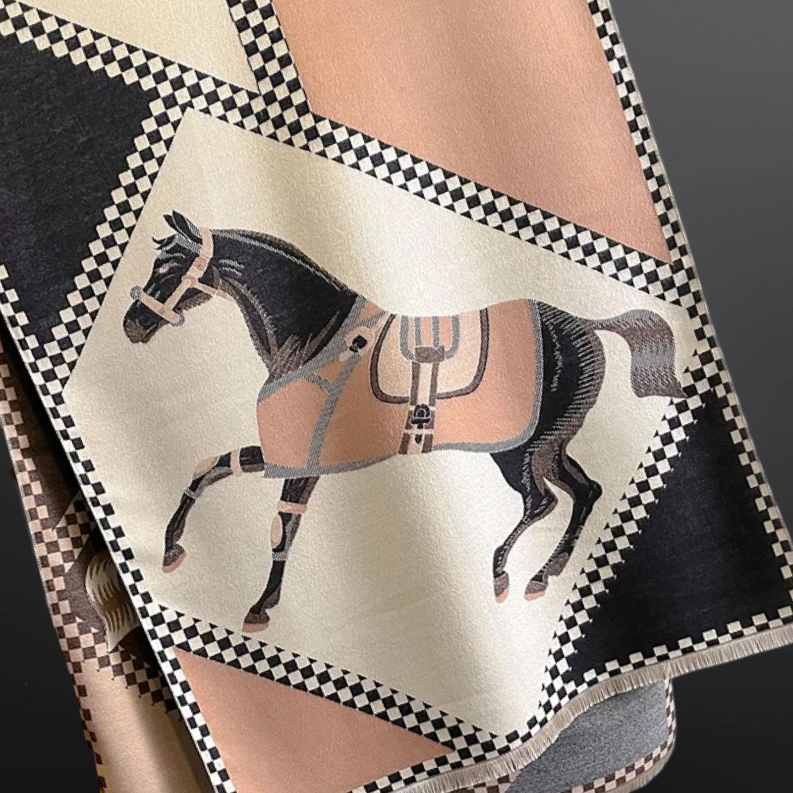 Westrian International - Wholesale Scarf - Women's - Equestrian Saddle Blanket Horse Winter Scarf0