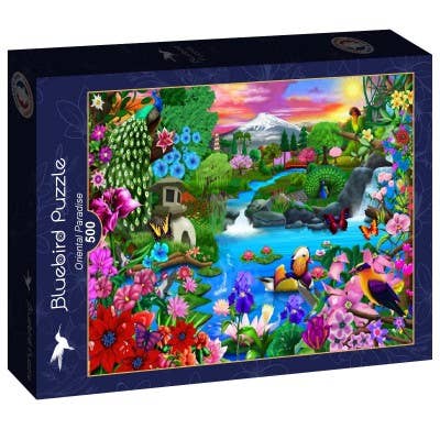 Bluebird Puzzle - Wholesale Puzzle - Adult - 500 Piece Puzzle - Oriental Paradise0
