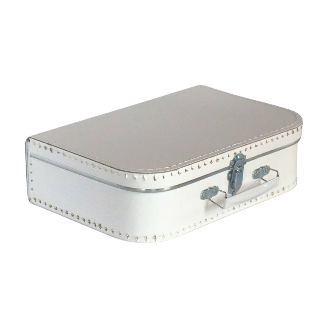Kinderkoffertjes.nl - Wholesale Luggage - WHITE suitcase 30 cm2