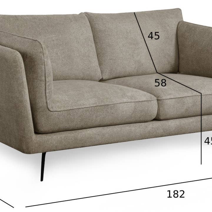 Furnhouse - Vendita all'ingrosso Divani - Divano 2 posti Bari in tessuto beige13