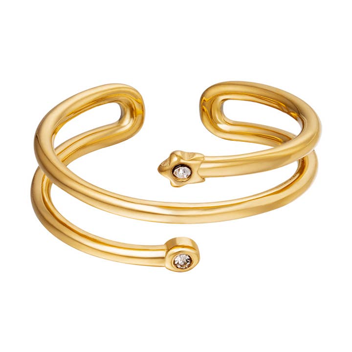 Anneau en spirale ajustable pour la vente par SHINE BUY