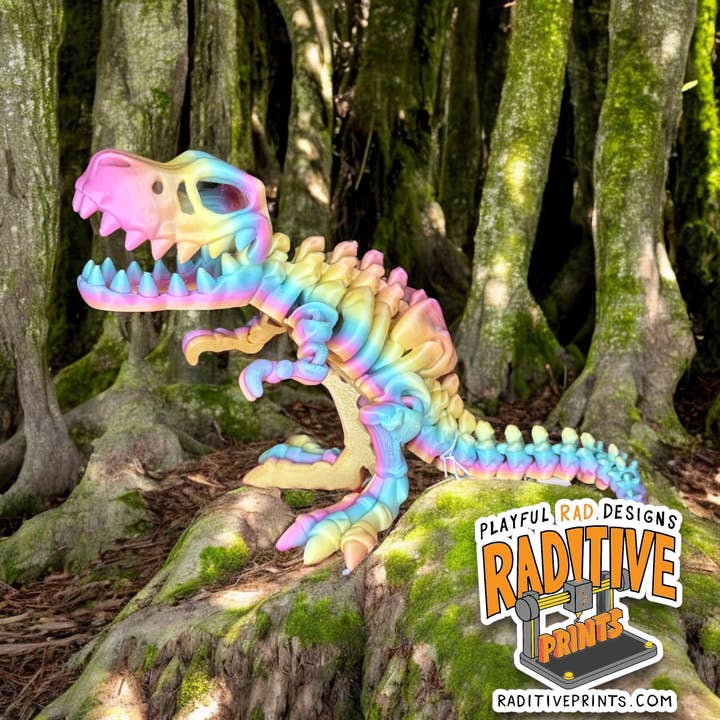 T-Rex Flexi Dino Skeleton Model for wholesale by Raditive Prints