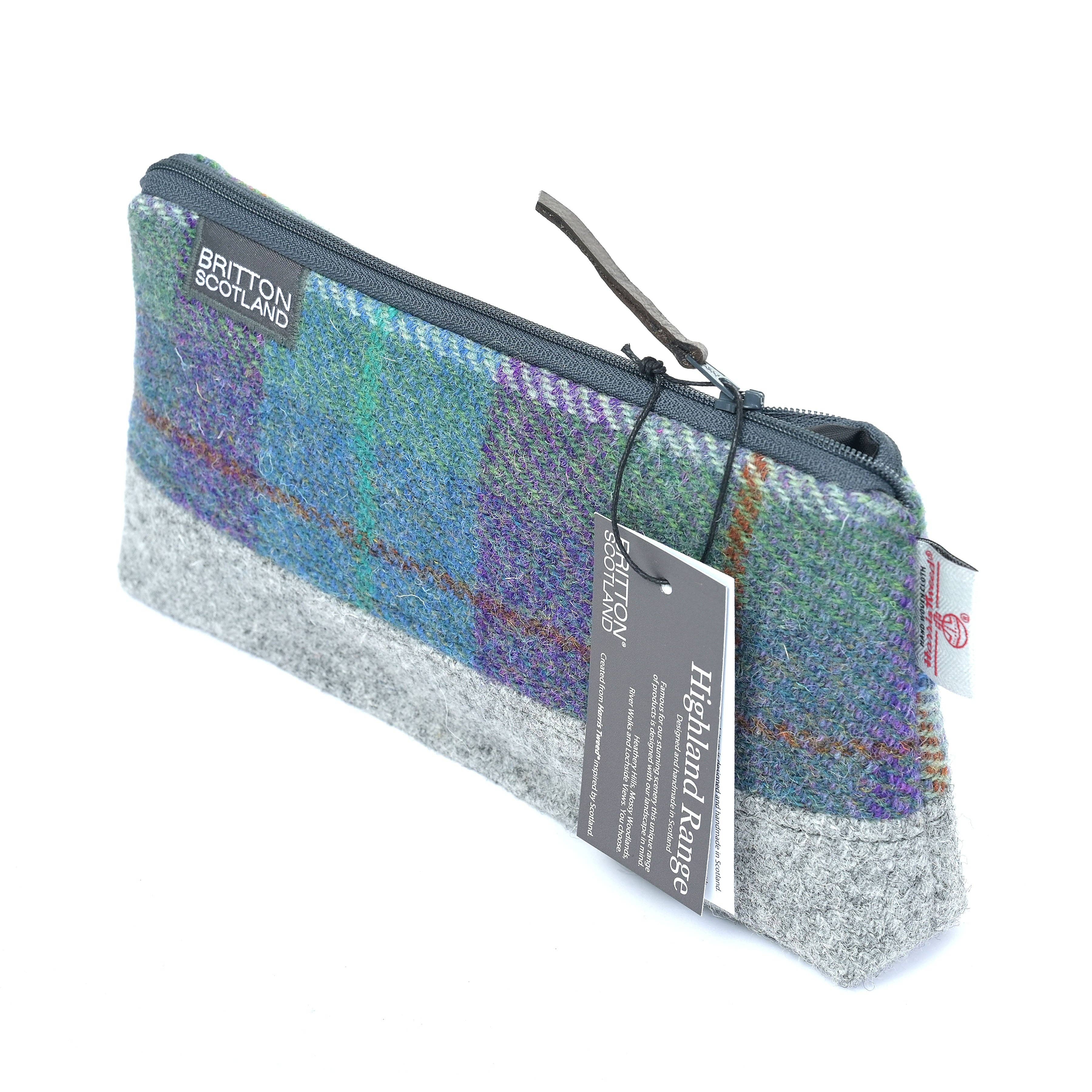 Amy Britton Harris Tweed Products - Wholesale Makeup/Cosmetic Bag - Highland Range Harris Tweed® Wash Bag1
