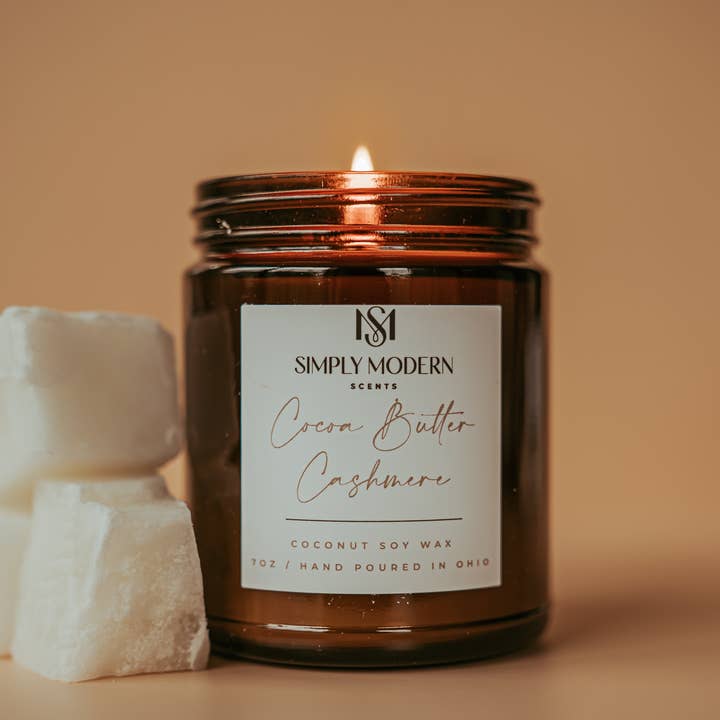 Fragancias Exclusivas | Vela de Cera de Coco y Soja con Mecha de Algodón de 7 OZ para venta al por mayor de Simply Modern Scents