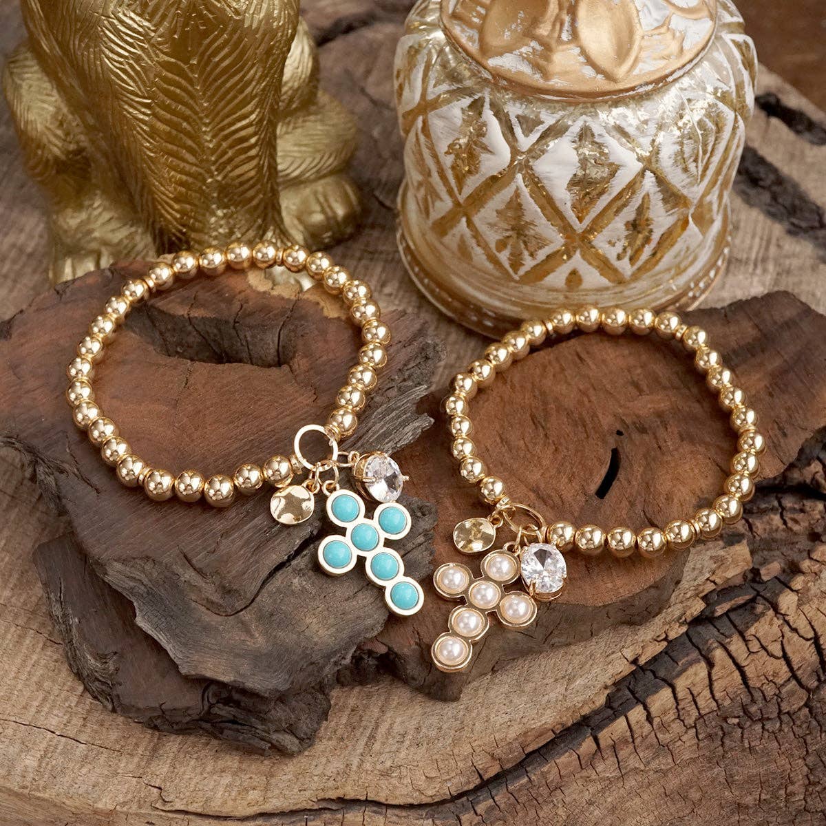 PennyLine inc - Wholesale Pendant/Charm Necklace - Grace Notes – Dainty Charm Cluster Necklace on Paperclip Chain4