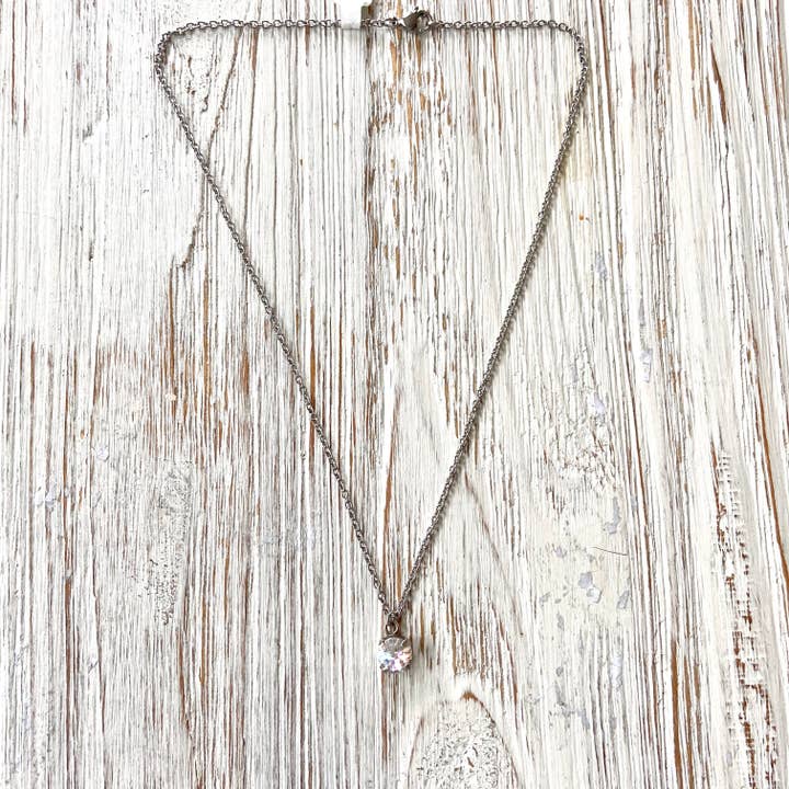 VB&CO Designs Handmade Jewelry - Wholesale Pendant/Charm Necklace - Swarovski crystal necklace, dainty Jewelry , wedding, salon