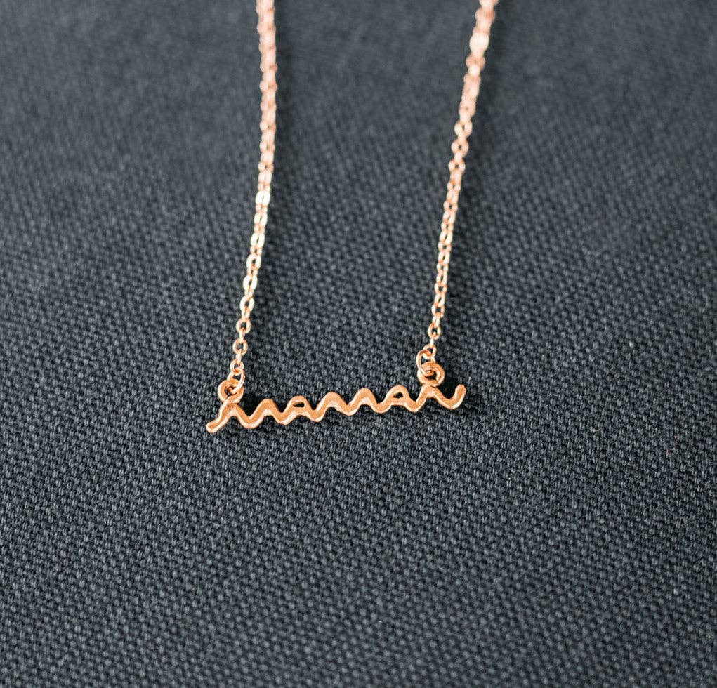 Ariana Ost - Wholesale Pendant/Charm Necklace - Maman x Ariana Ost Necklace – Motherhood Tribute Necklace7