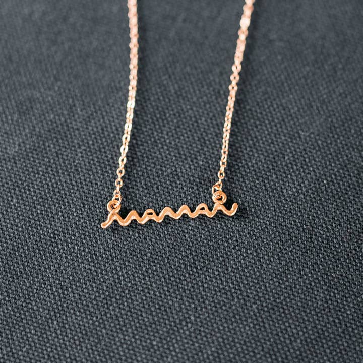 Ariana Ost - Wholesale Pendant/Charm Necklace - Maman x Ariana Ost Necklace – Motherhood Tribute Necklace7