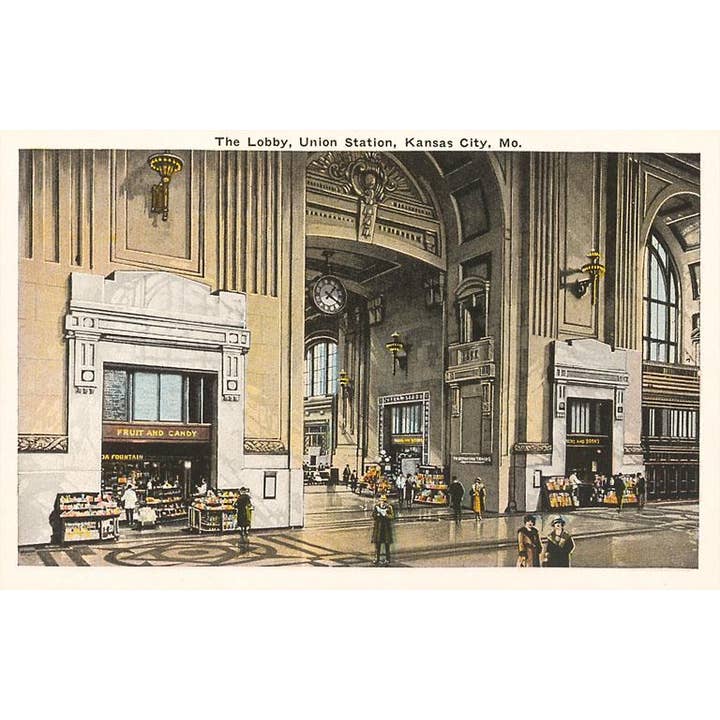 Art Print MO-153 Lobby, Union Station, Kansas City for wholesale by Found Image Press