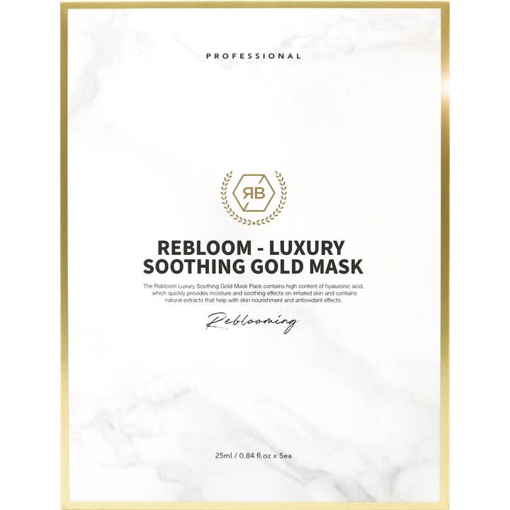 REBLOOM Máscara Luxuosa Calmante de Ouro por atacado de NINEONE COSMEDI