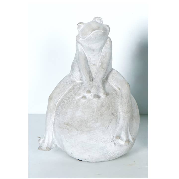 Concepts Zen Frog Pose – 5x8 Cement Balance Sculpture for wholesale by Concepts In Time