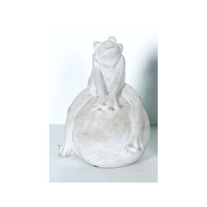 Concepts Zen Frog Pose – 5x8 Cement Balance Sculpture for wholesale by Concepts In Time