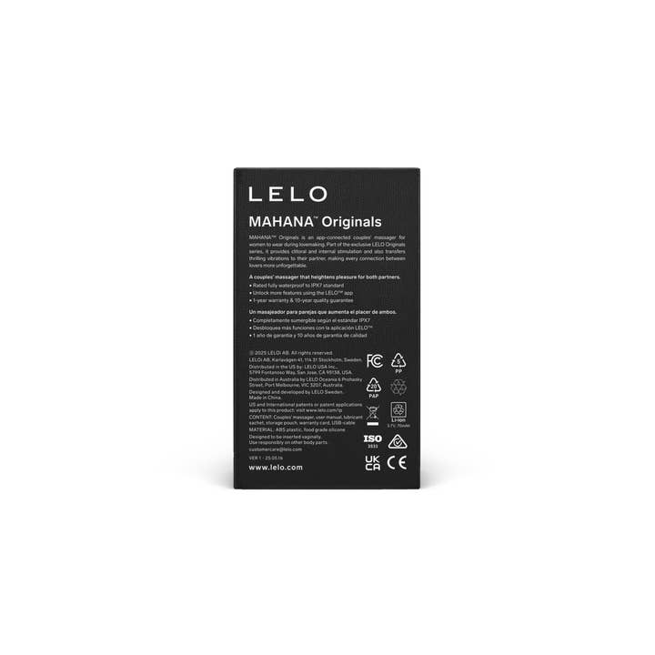 LELO - Wholesale Sex Toy - LELO MAHANA Originals3