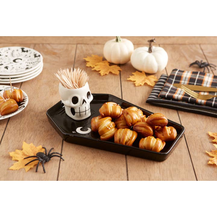 Design Imports - Wholesale Appetizer Serveware - Black Magic Appetizer Plate Set of 42