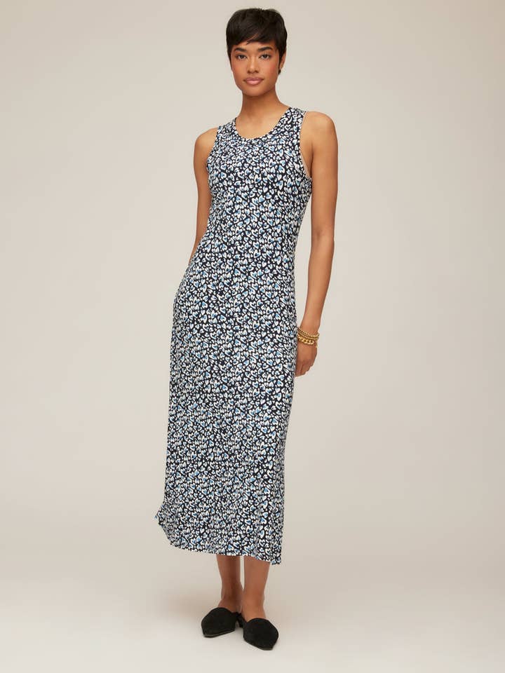 Sleeveless Side Slit Midi Dress for wholesale by Karen Kane