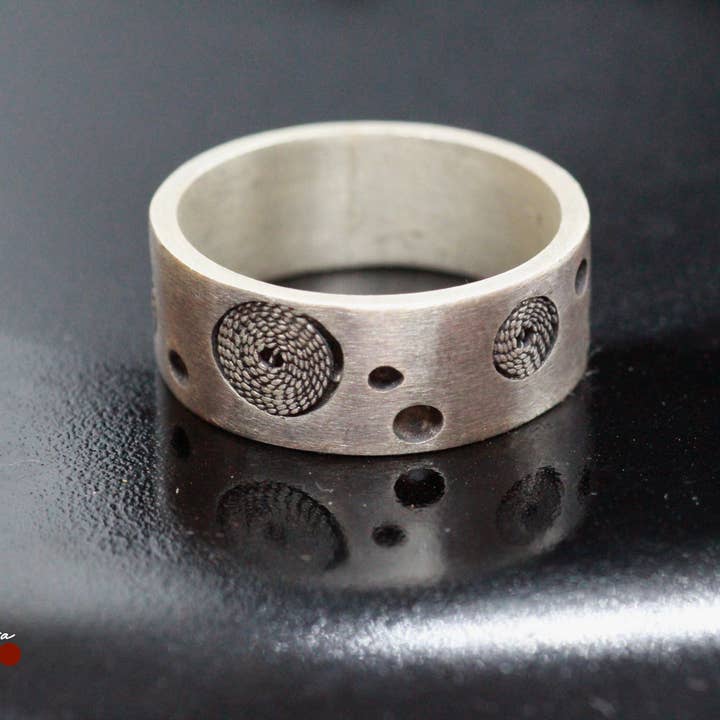 Etcaetera Création - Wholesale Band/Stacked Ring - “Atomik” ring2