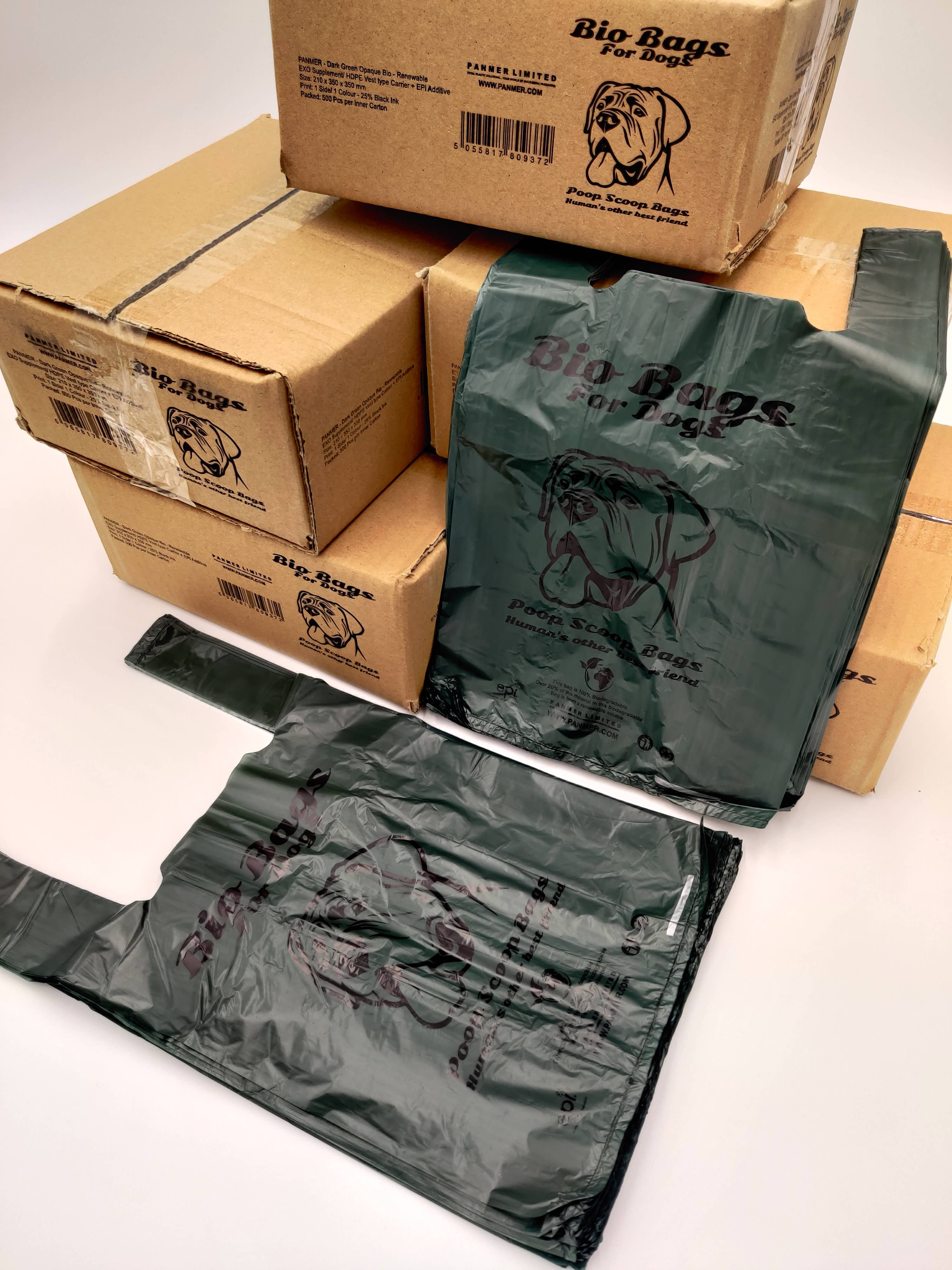 PANMER LTD - Vente Sac à déjections canines - Poo Bio Bags - Sacs biodégradables pour déjections canines x 5009