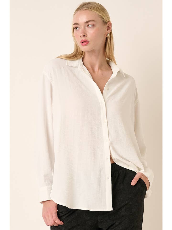 mittoshop - Wholesale Button Down Shirt - Women's - AIRFLOW BUTTON DOWN LONG SLEEVE SHIRT2