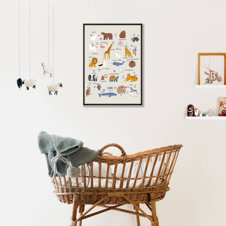 Alphabet-Poster Tiere — pädagogisch für den Großhandel von Esque