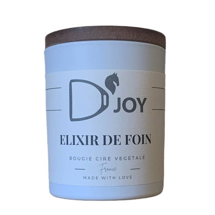 D'JOY by Cheval&Senteurs - Wholesale Jar/Filled Candle - Classic Candle "Hay Elixir"3