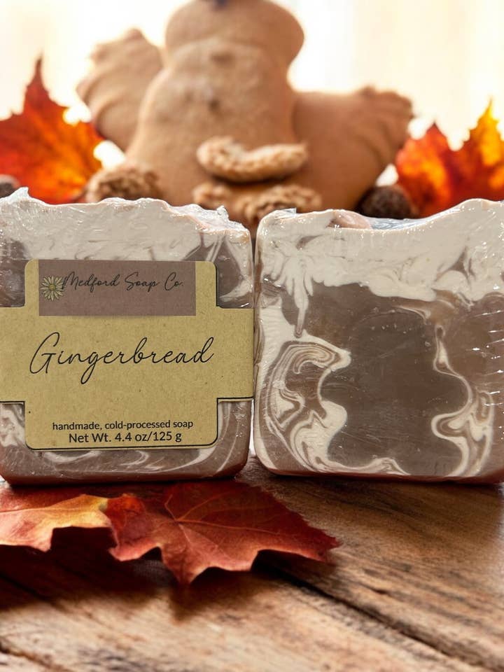 Gingerbread for wholesale by Medford Soap Company