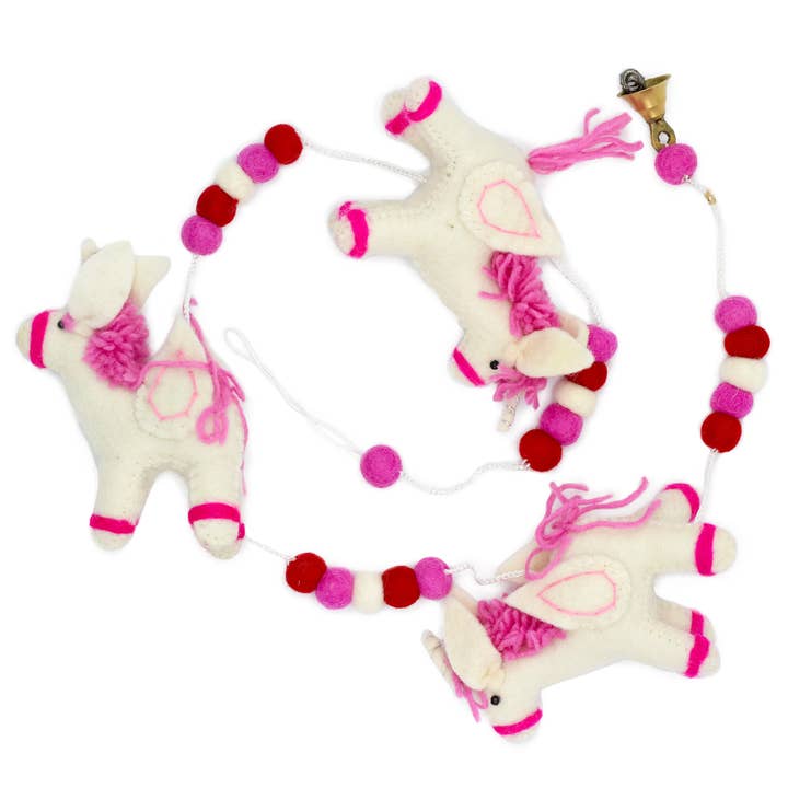 Felt Wall Hanging - Unicorns for wholesale by Ancient Wisdom