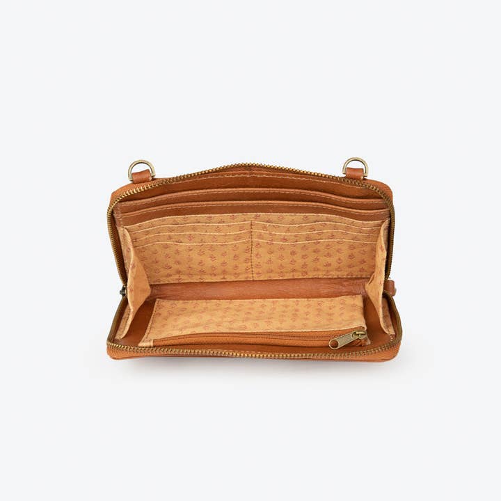 JOYN - Wholesale Crossbody Bag - Women's - Crossbody Wallet - Camel