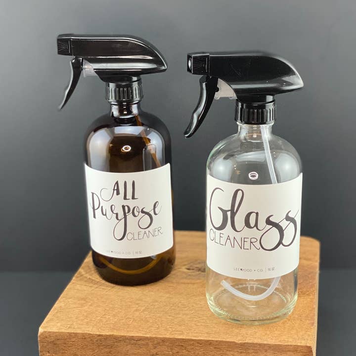 Bouteille vaporisateur de nettoyage | Verre pour la vente par LEEWOOD + CO.