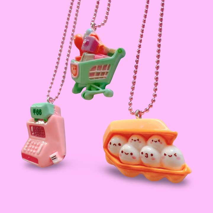Pop Cutie Accessories & Gifts - Europe - Wholesale Kids necklace – Kids - Kawaii Supermarket Handmade Necklace – Stocking Stuffer Gift14