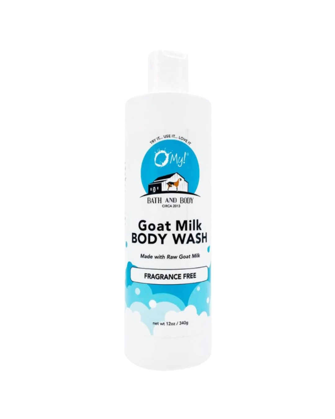 O My! Bath and Body - Wholesale Body Wash/Shower Gel - O My! Goat Milk Body Wash | Excellent for all Skin Types | Free of Parabens & More | Handcrafted in USA0