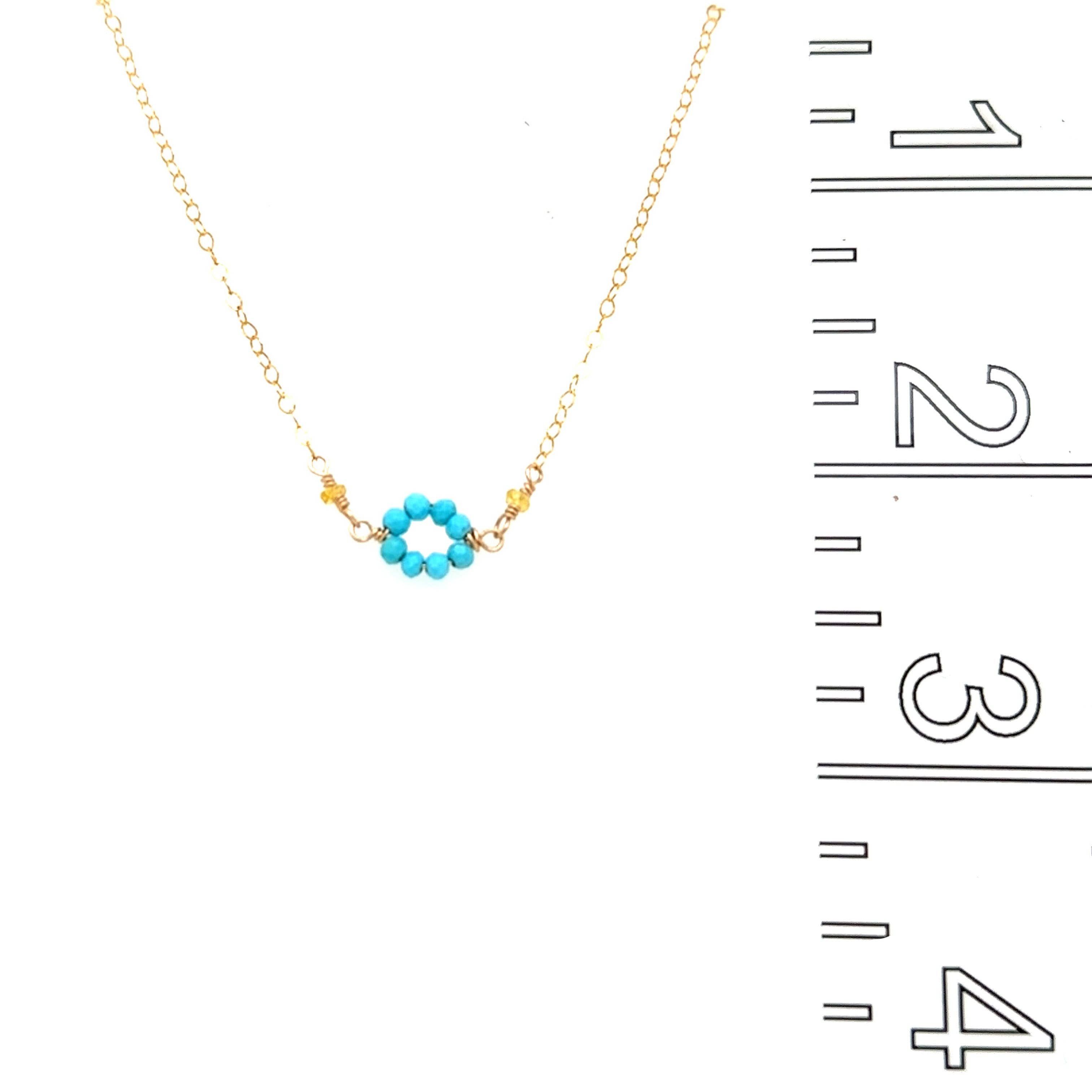 Vannucci – Engroshandel Halskæde med vedhæng – På vej til Solen Vej - Yndig Blomsterhalskæde3