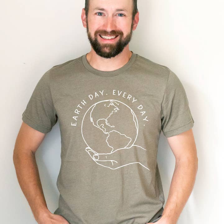 Nature Supply Co - Wholesale Screen Printed T-Shirt - Women's - Earth Day Every Day Graphic Tee | Womens Clothing T Shirts
