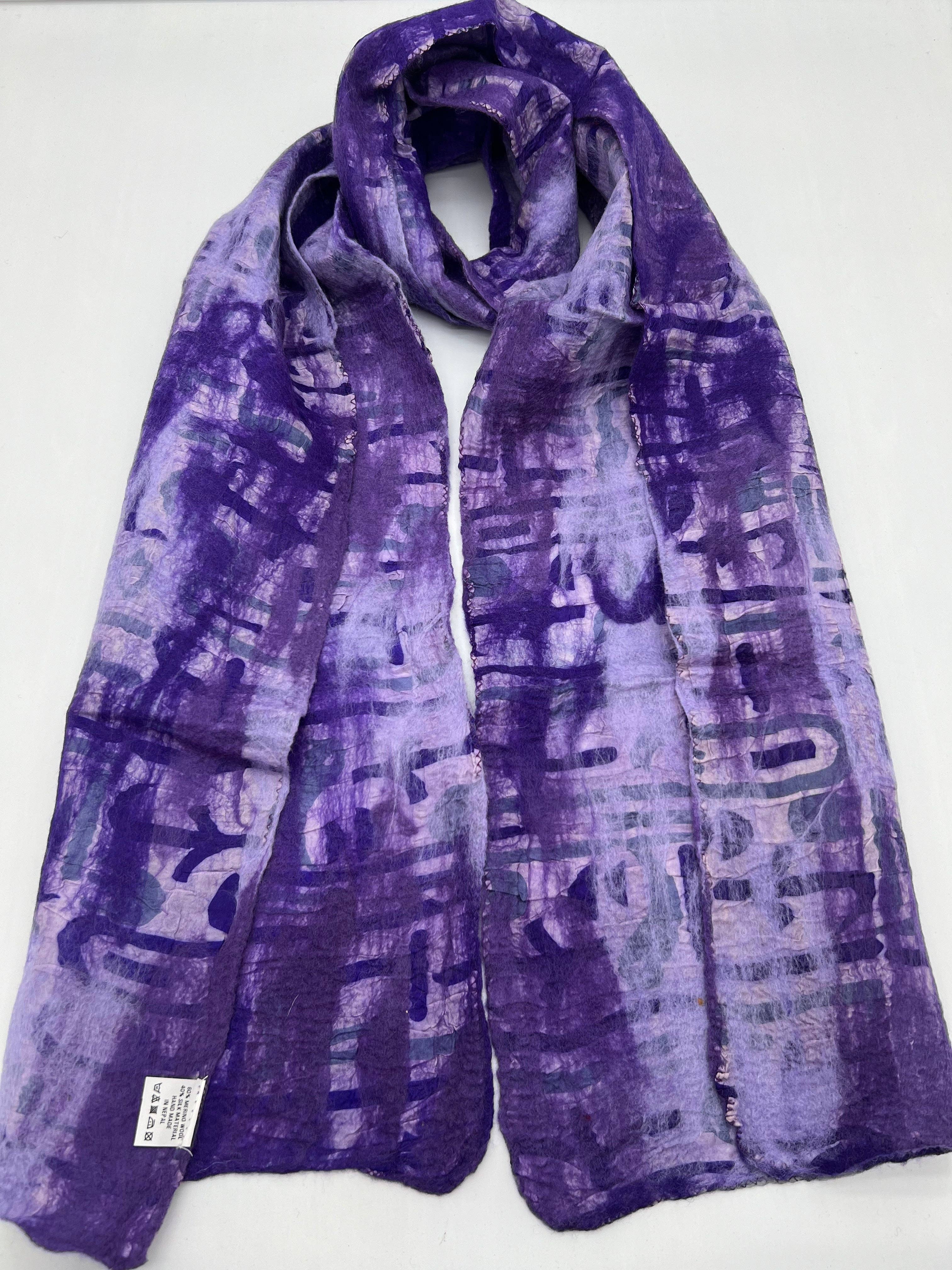 NURBU INC. - Vente Écharpe – femme - Écharpe en feutre Sari (SS05)