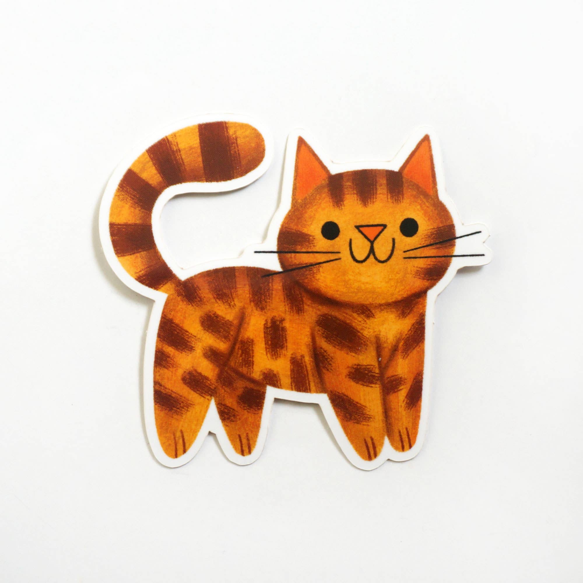 Nellie Le - Wholesale Sticker - Orange Tabby Cat Sticker