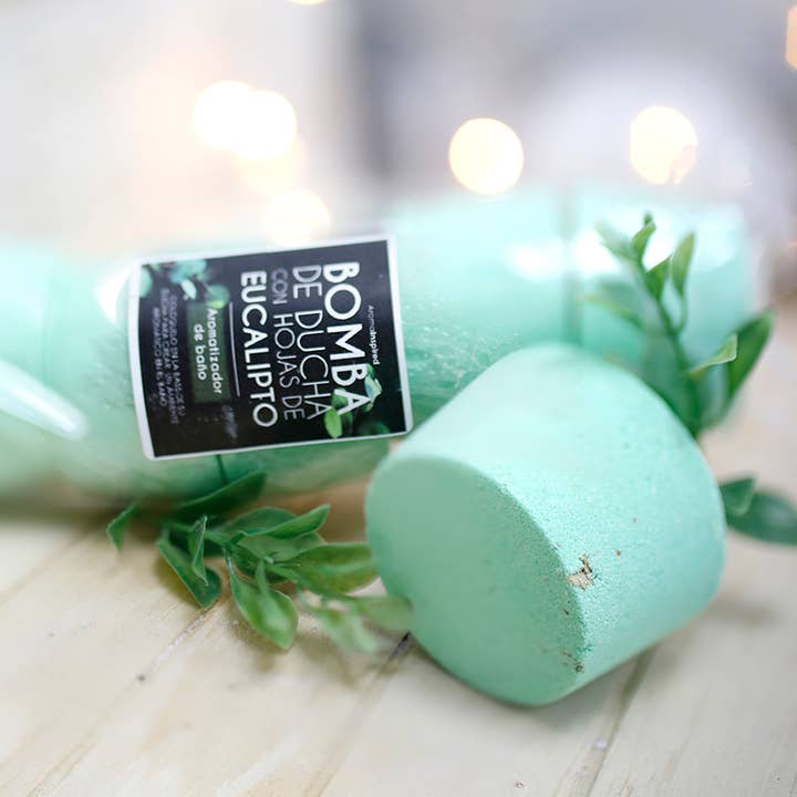 5 shower pumps: eucalyptus leaves for wholesale by Ethike.eu