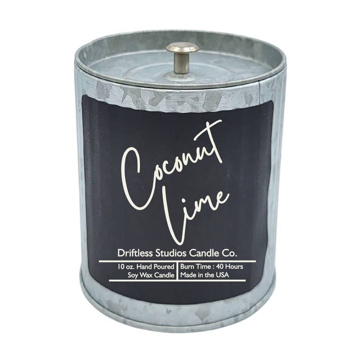 Coconut Lime Summer Candle - Scented Rustic Candles for wholesale by Driftless Studios