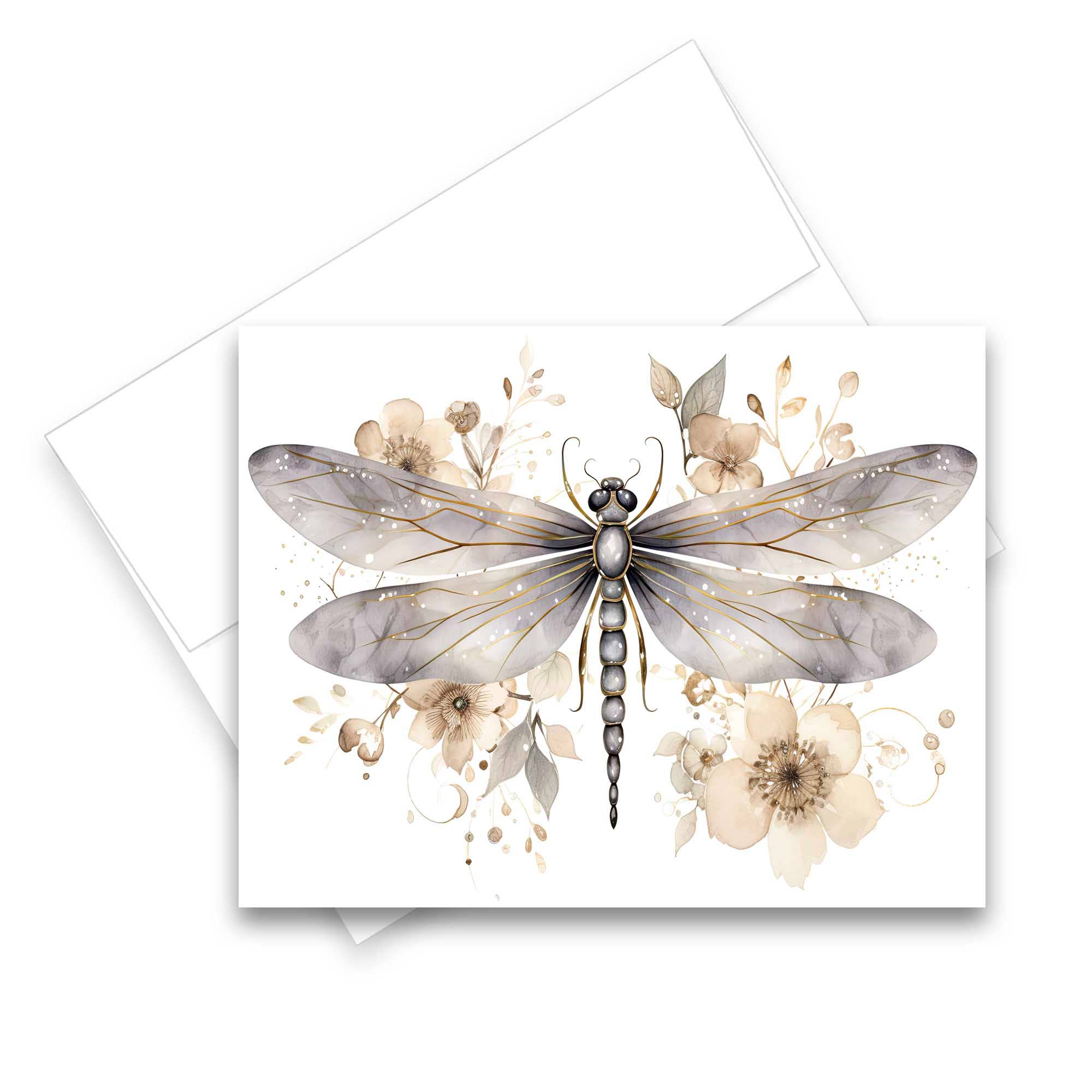 Aria Rae - Wholesale Everyday Greeting Card - Assorted Dragonfly Greeting Cards, Set of 6, All Occasion6