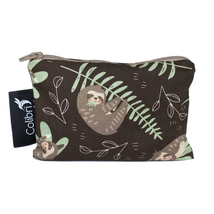 Sac à collation réutilisable Sloths - Petit pour la vente par Colibri Canada
