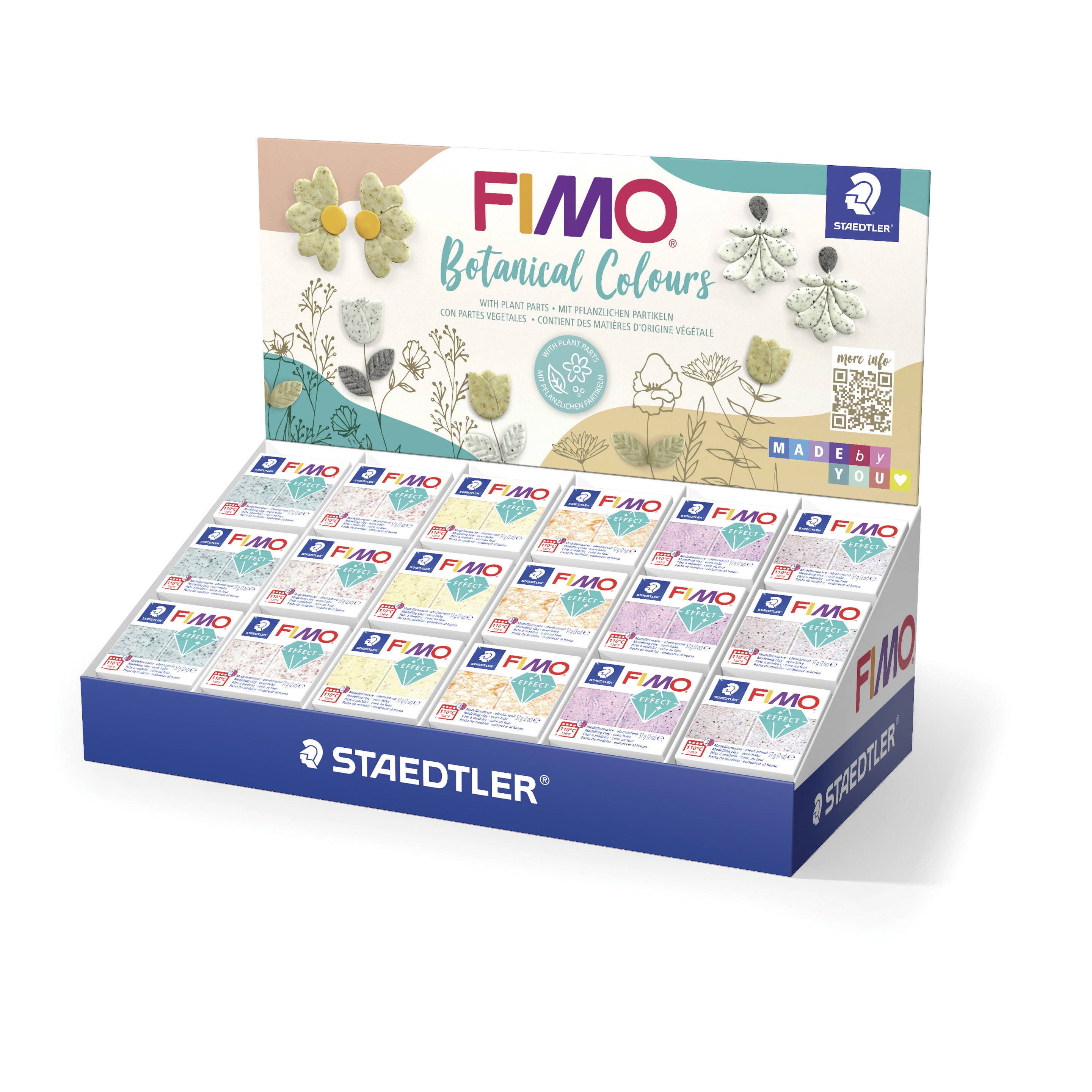 Graine Créative - Wholesale DIY Craft Kit - FIMO DISPLAY WITH BOTANICAL COLOR EFFECT0