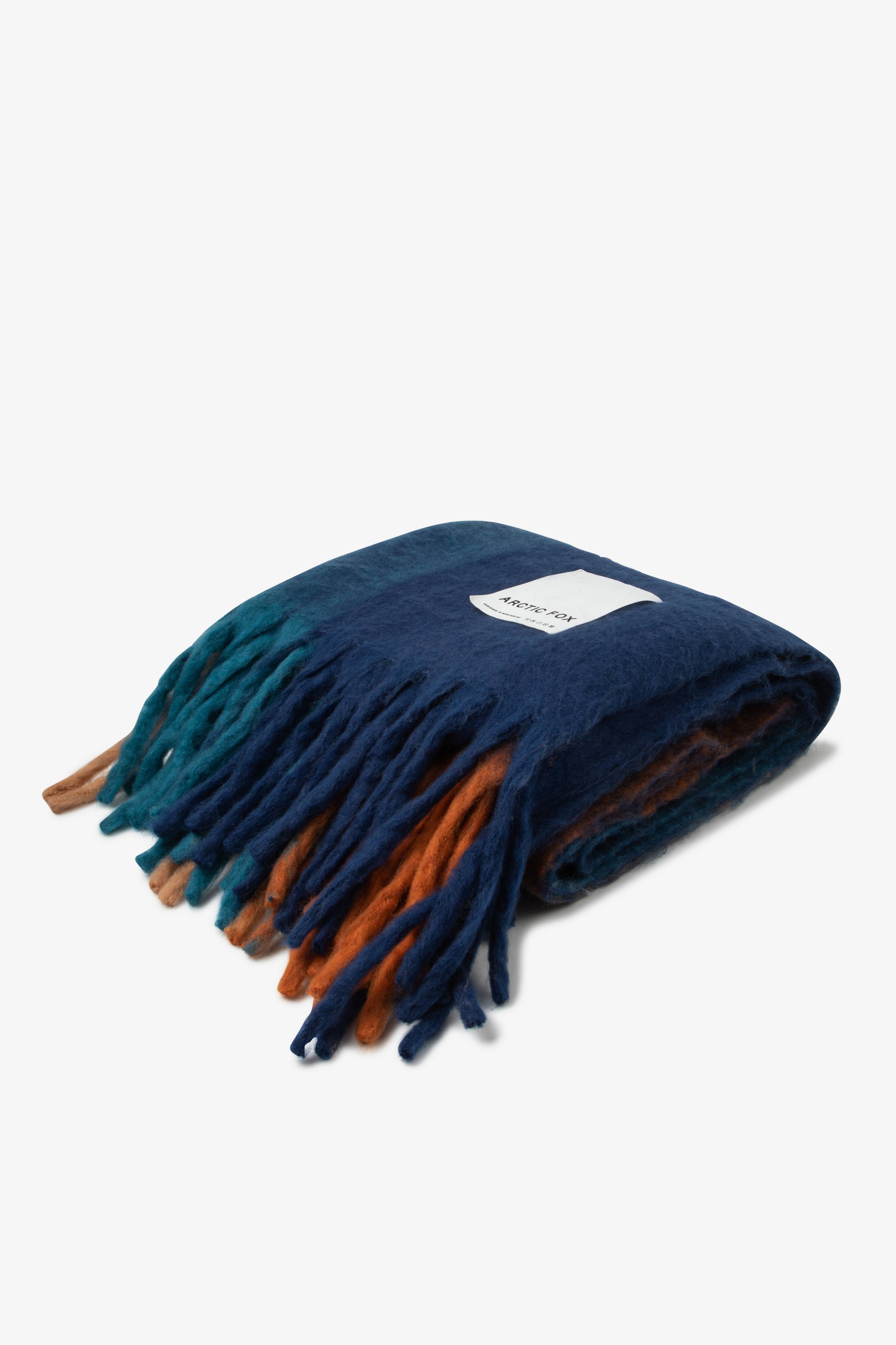 Arctic Fox & Co. - North America - Vente Plaids - Le Reykjavik Throw - 100 % recyclé - Lumières de Tokyo - FW251