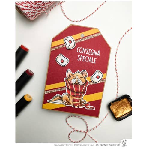 Impronte D'Autore - Vente Tampon encreur/décoratif - Tampons en polymère transparent Furry Wishes2