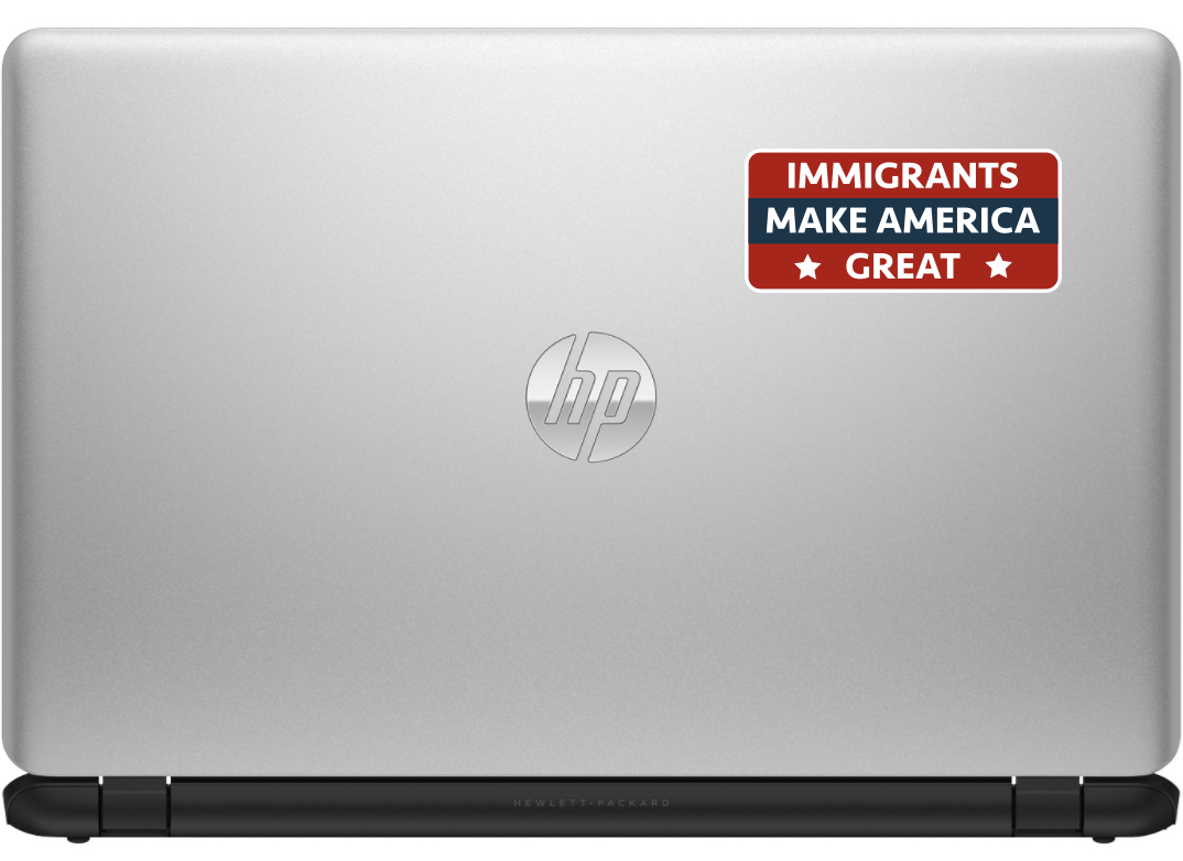 Discovery Stickers - Wholesale Sticker - Immigrants Make America Great Sticker2