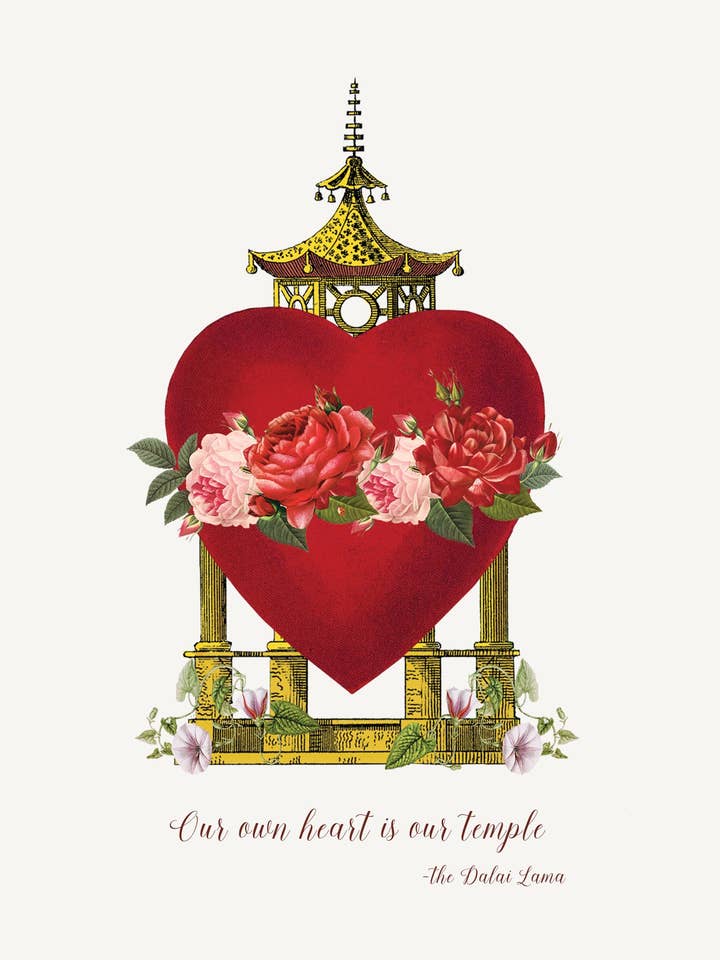 Our own hearts are our temple for wholesale by P. Flynn Design / Phun House