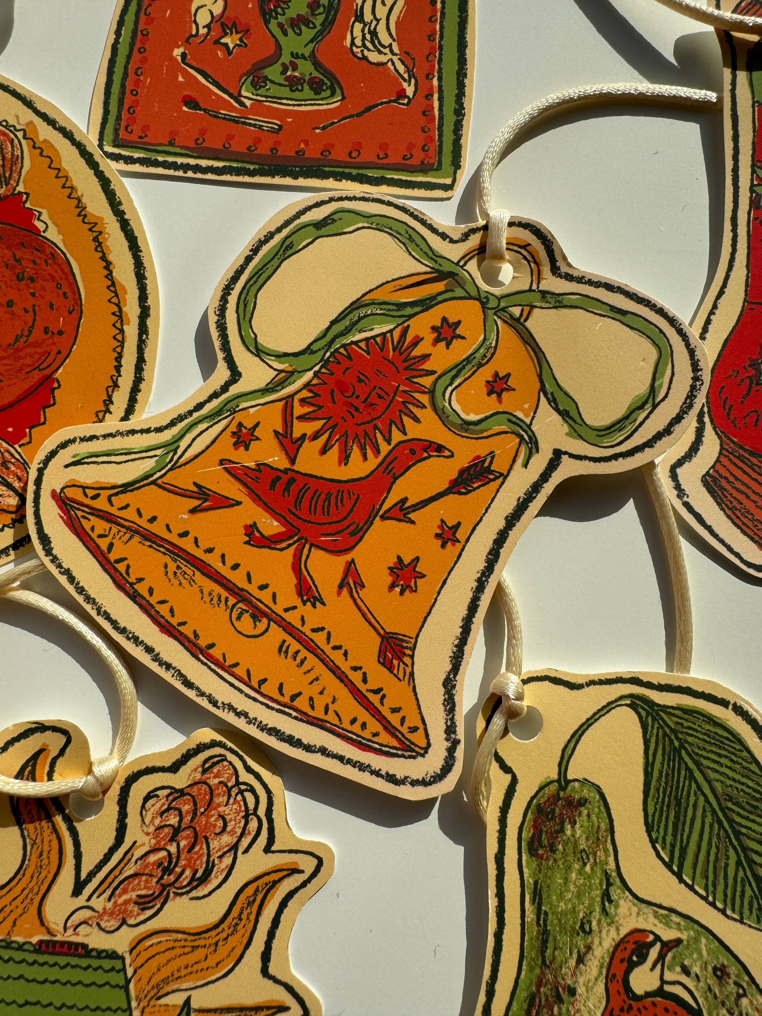 Tulips and Heather - Wholesale Bunting/Garland - Illustrated Paper Garland Christmas3