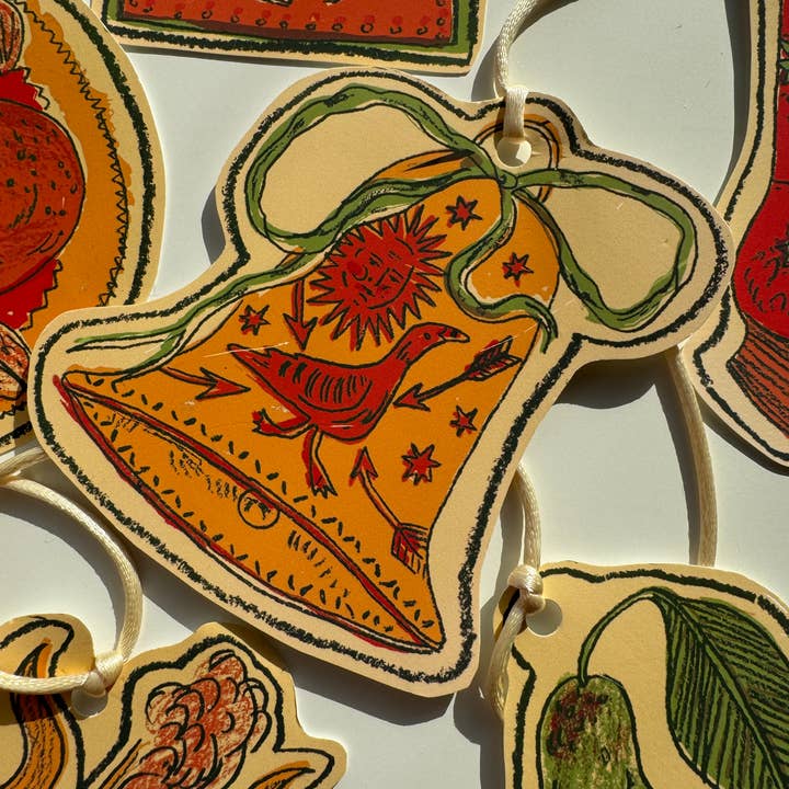 Tulips and Heather - Wholesale Bunting/Garland - Illustrated Paper Garland Christmas3