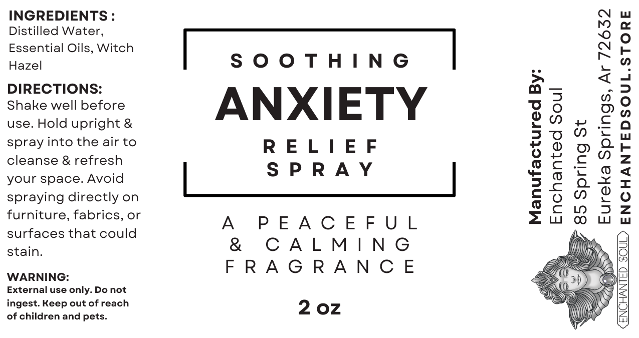 Enchanted Soul - Wholesale Room & Linen Spray - Anxiety Relief Room Spray1