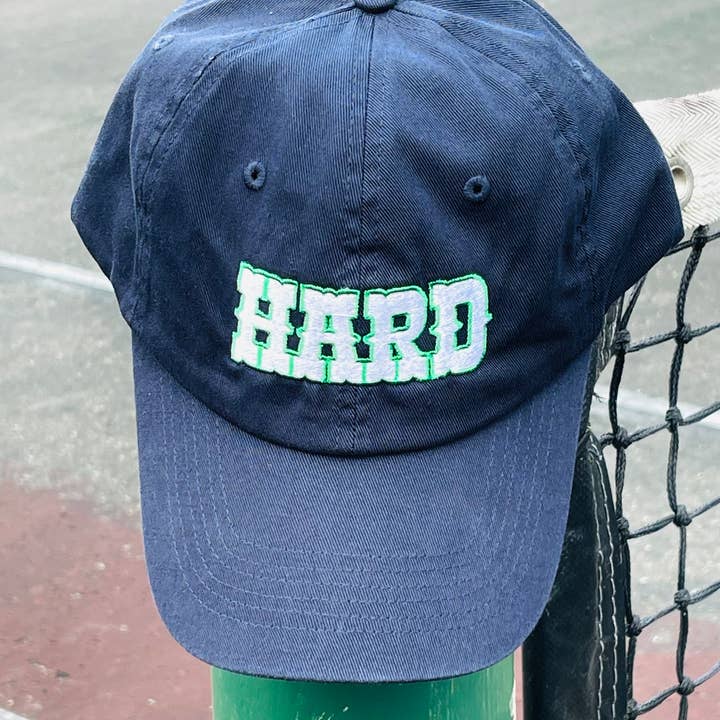 Hard Baseball Cap Unisex Dad Hat tennis court for wholesale by The Silver Spider